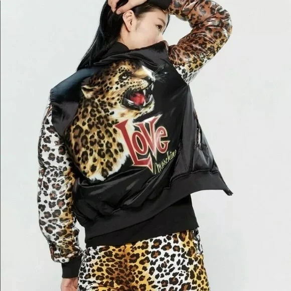 Love Moschino Jackets Coats Love Moschino Womens Black